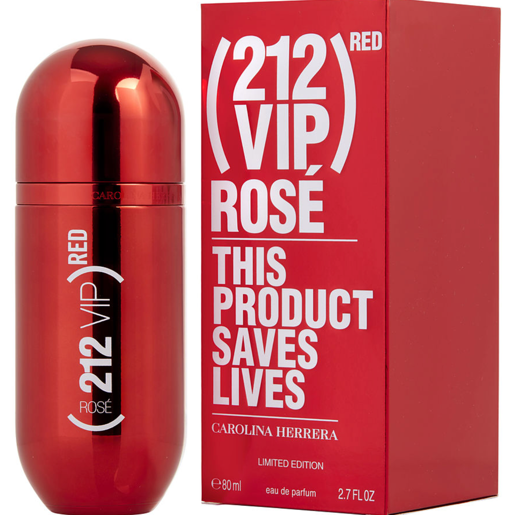 212 VIP ROSE RED Eau De Parfum Spray 2.7oz women (Limited Edition)