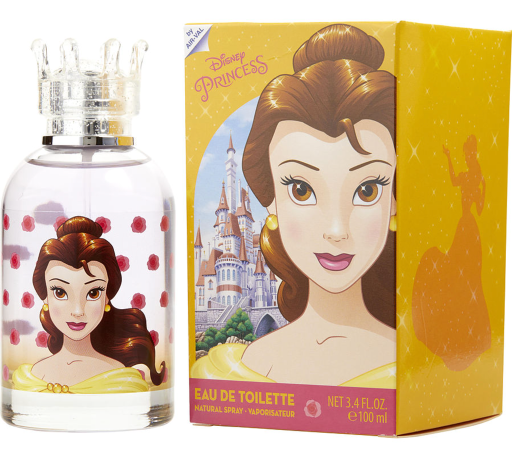 BEAUTY & THE BEAST PRINCESS BELLE Eau De Toilette Spray 3.4oz