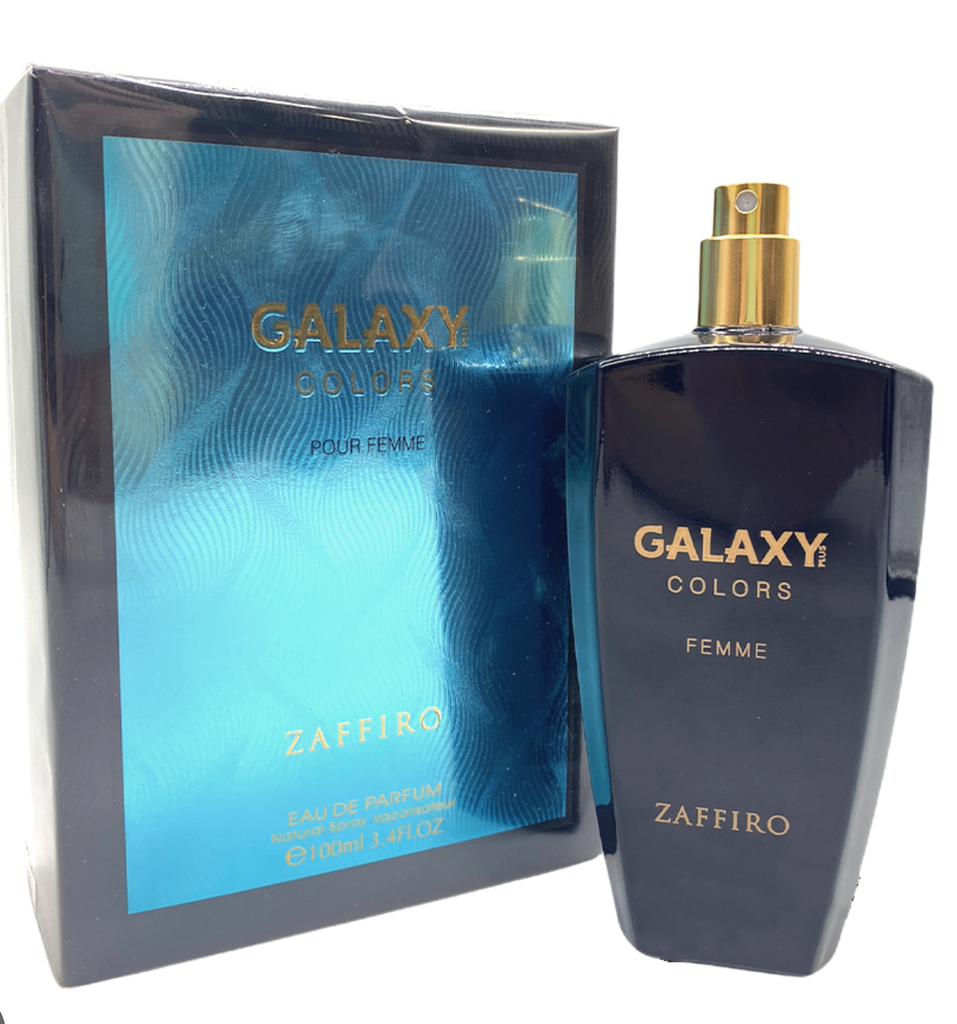 GALAXY COLORS POUR FEMME ZAFFIRO Eau De Parfum Spray 3.4oz