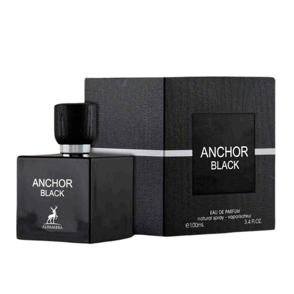 ANCHOR BLACK BY MAISON ALHAMBRA EAU DE PARFUM 3.4OZ men