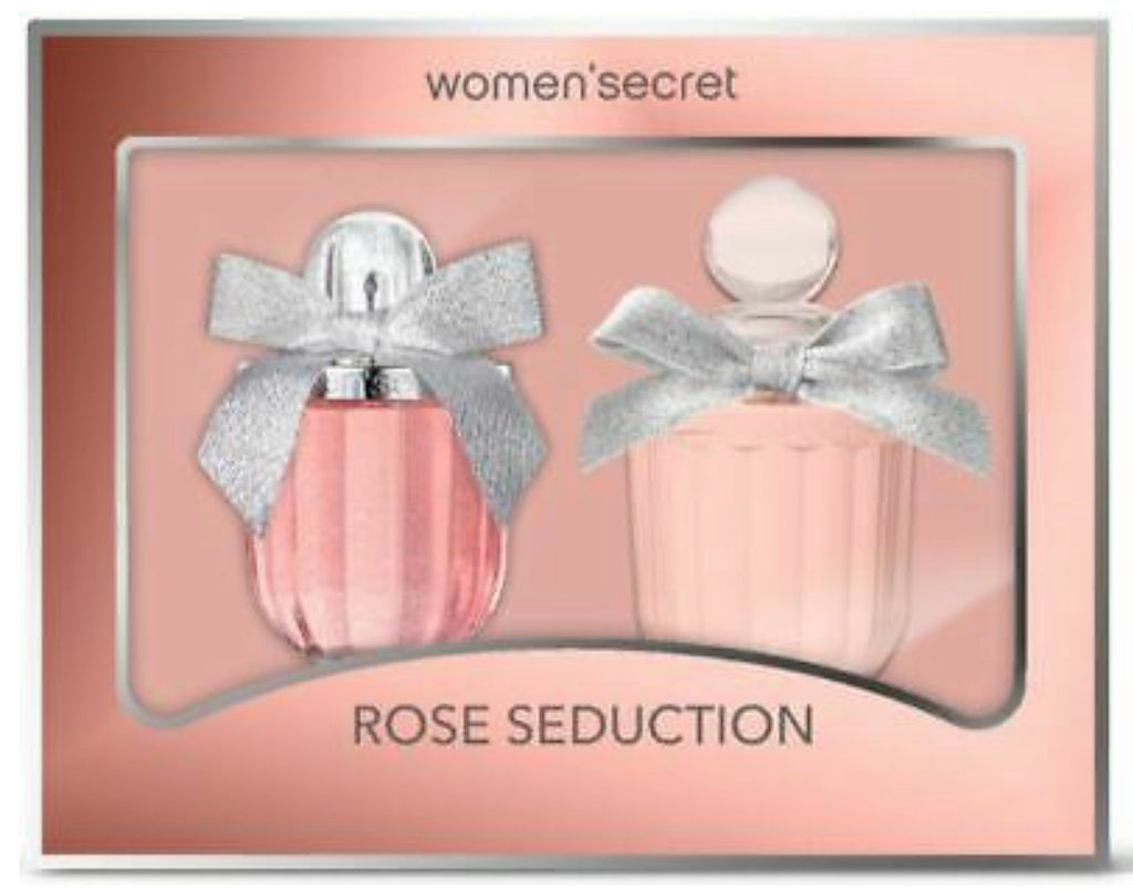 WOMEN'SECRET ROSE SEDUCTION Eau De Parfum Spray 3.4 oz/Body Lotion 6.8oz