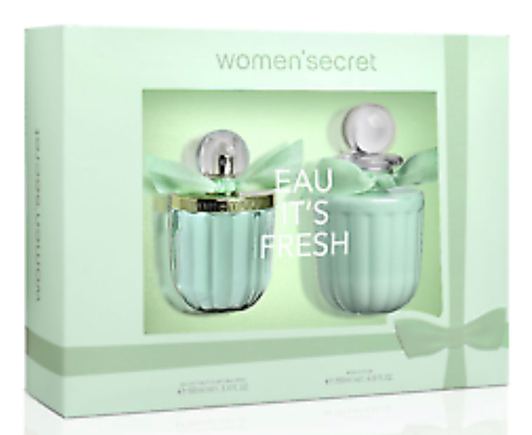 WOMEN'SECRET EAU IT'S FRESH Eau De Toilette Spray 3.4 oz/Body Lotion 6.8oz