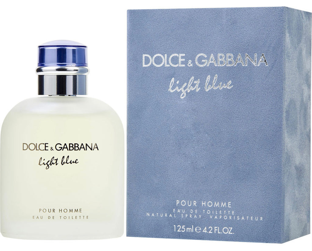 DOLCE & GABBANA LIGHT BLUE Pour Homme Eau De Toilette Spray 4.2oz