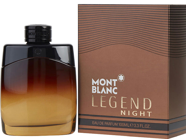 MONT BLANC LEGEND NIGHT MEN Eau De Parfum Spray 3.4 oz