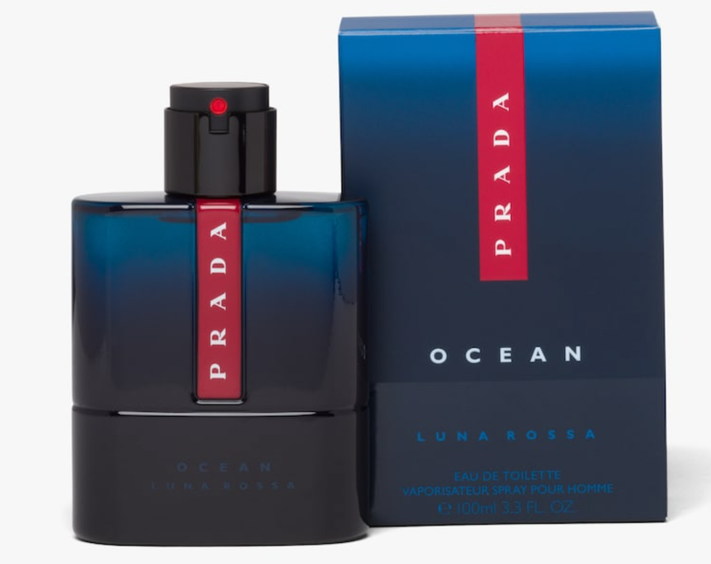 PRADA LUNA ROSSA OCEAN Eau De Toilette Spray 3.3oz men