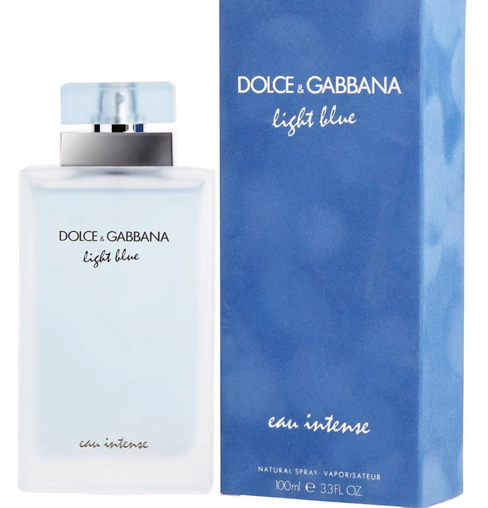 DOLCE &GABBANA LIGHT BLUE EAU INTENSE Eau De Parfum Spray 3.3oz women