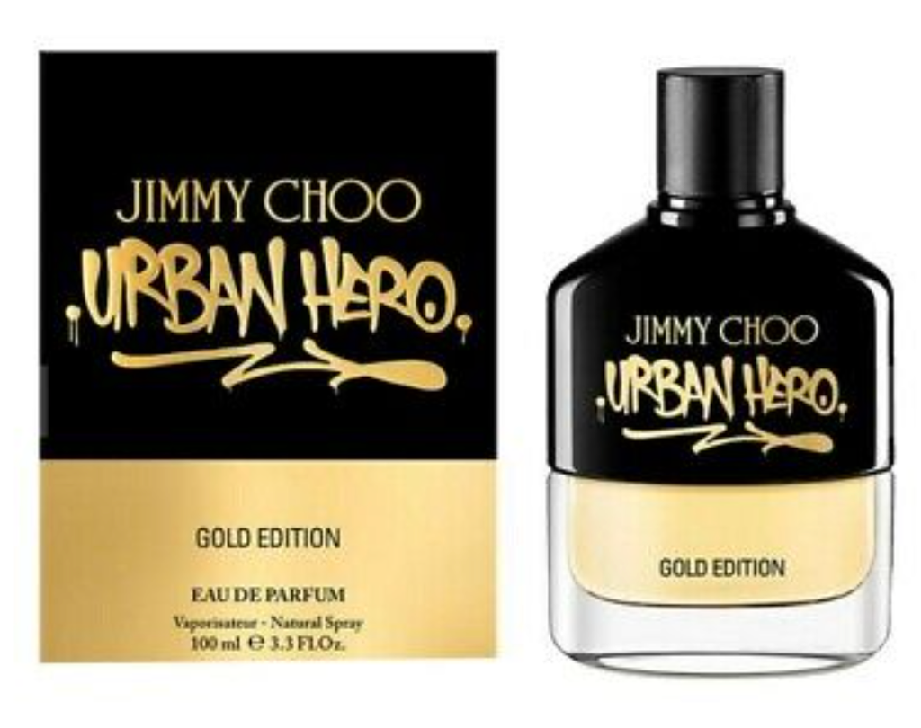 JIMMY CHOO URBAN HERO GOLD EDITION Eau De Parfum Spray 3.3oz men