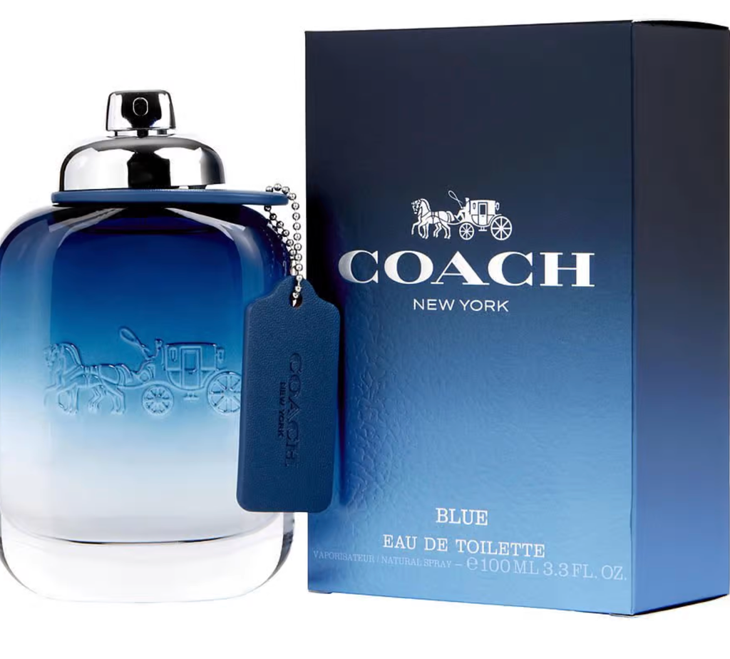 COACH BLUE Eau De Toilette Spray 3.3oz men