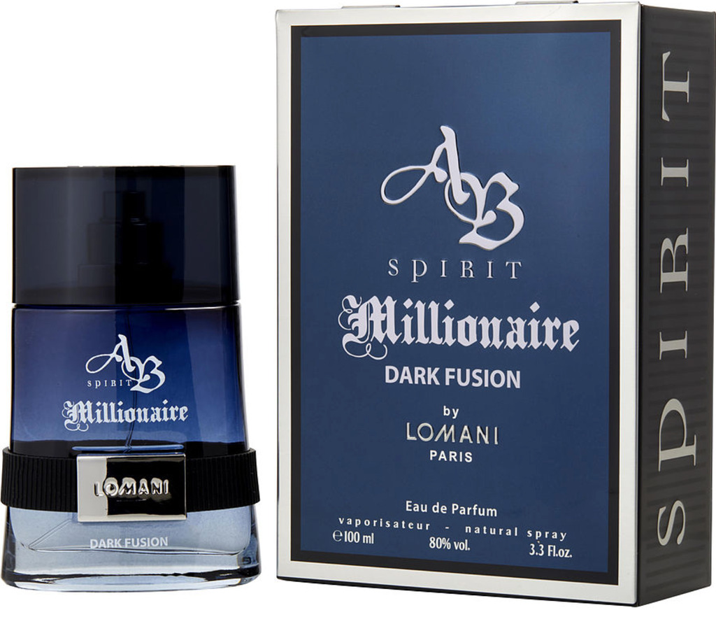 AB SPIRIT MILLIONAIRE DARK FUSION Eau De Parfum Spray 3.3oz men